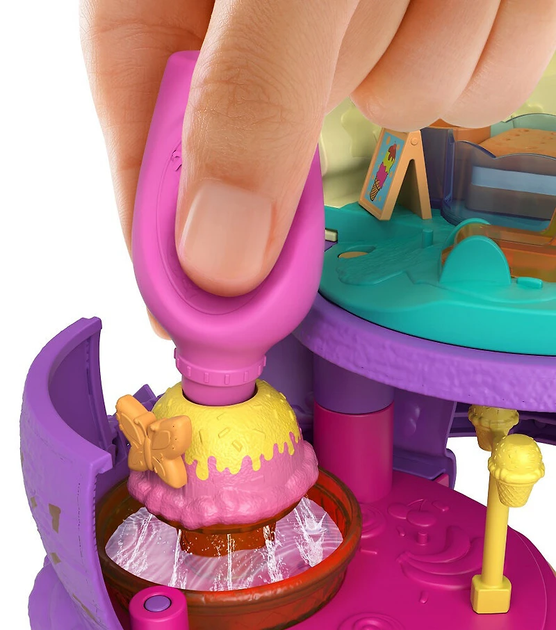 Coffret Multifacettes de Polly Pocket en Forme de Cornet de Glace