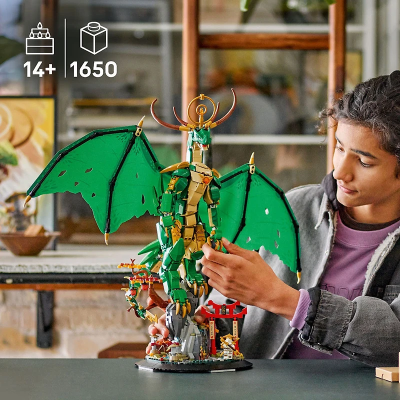 LEGO NINJAGO The Guardian Dragon Building Toy - Model Building Kit for Teens, Ages 14+ - 71847