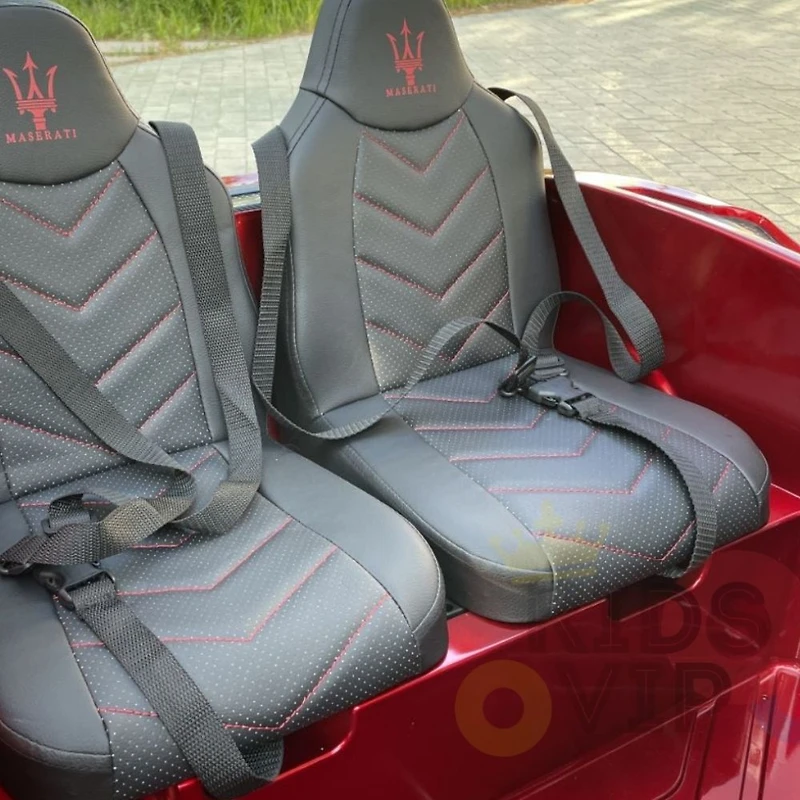 KidsVip 24V Maserati MC20 4WD avec RC - Rouge - Édition anglaise