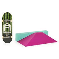 Tech Deck, Street Hits, Fingerboard SK8Mafia Skateboards avec obstacle rebord de pyramide