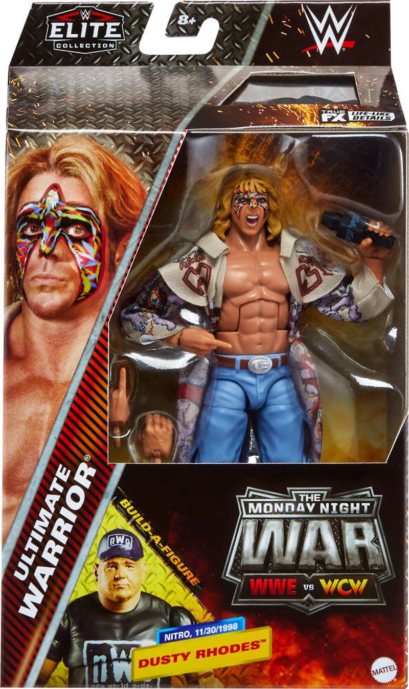 WWE-Monday Night Wars Ultimate Warrior-Coffret figurine et accessoires