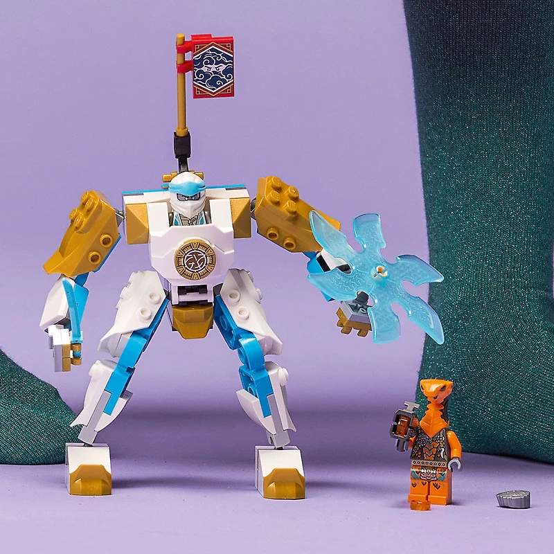 LEGO NINJAGO Le robot EVO haute puissance de Zane 71761 Ensemble de construction (95 pièces)