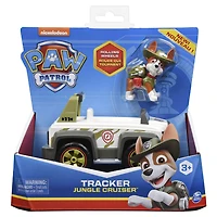PAW Patrol, Jungle Cruiser de Tracker avec figurine à collectionner, pour les enfants à partir de 3 ans
