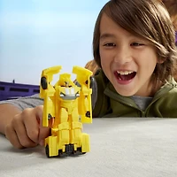Transformers EarthSpark 1-Step Smash Changers Bumblebee Action Figure