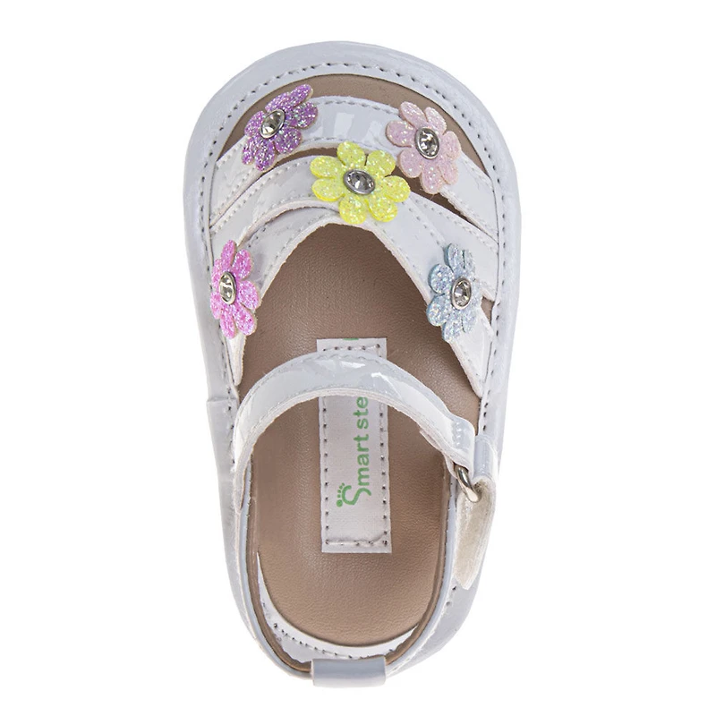 Smart Step White Multi Sandal