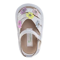 Smart Step White Multi Sandal