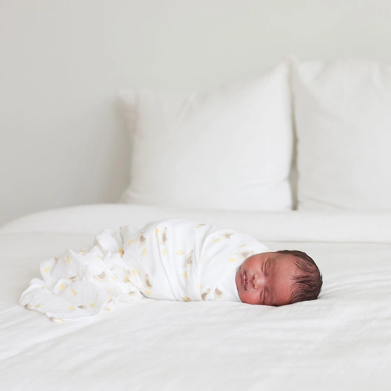 Lulujo - 2PK Langes en mousseline - Ferme + Poule e