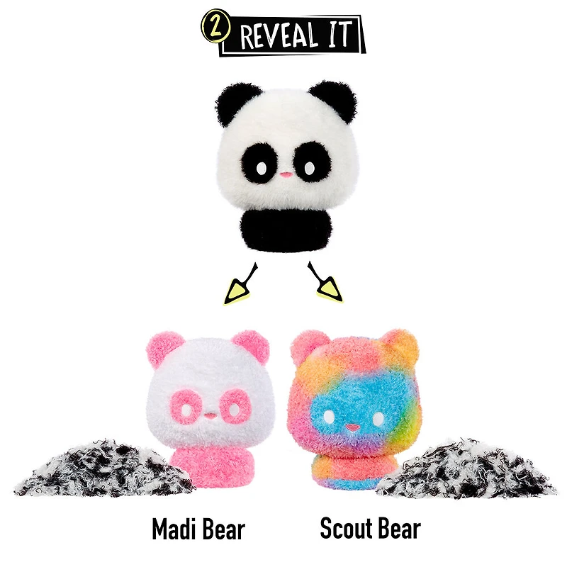 Grande peluche à collectionner Fluffie Stuffiez Panda