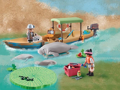 Playmobil - Pirogue et lamantins