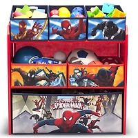 Delta Children  - Marvel Spider-Man 6-Bin Toy Storage Organizer