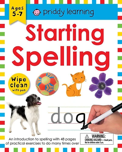 Wipe Clean Workbook: Starting Spelling - English Edition