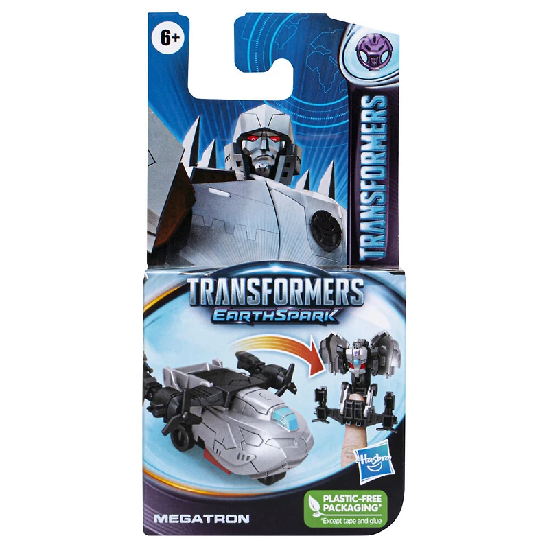Transformers EarthSpark, figurine Tacticon Megatron de 6 cm, jouet robot