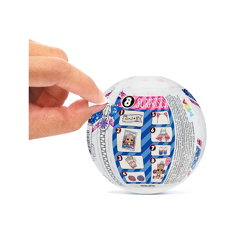 Poupées scintillantes de l'équipe sportive Cheer L.O.L. Surprise! All-Star B.B.s de série 2 avec 8 surprises