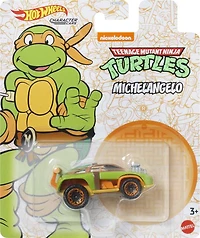Hot Wheels Teenage Mutant Ninja Turtles Michelangelo Véhicule inspiré d'un personnage