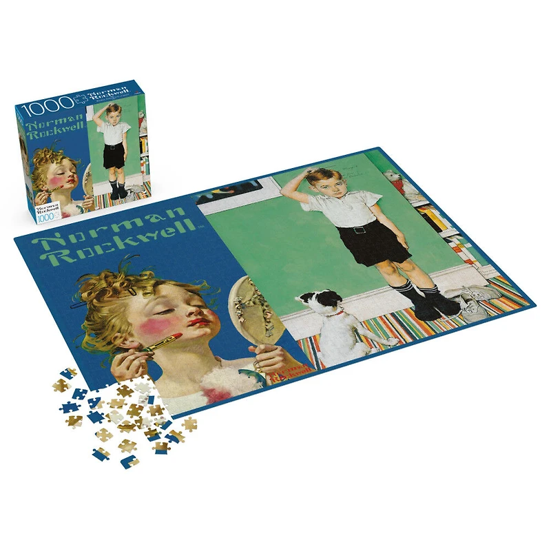 Puzzle de 1 000 pièces, Frères et soeurs de Norman Rockwell