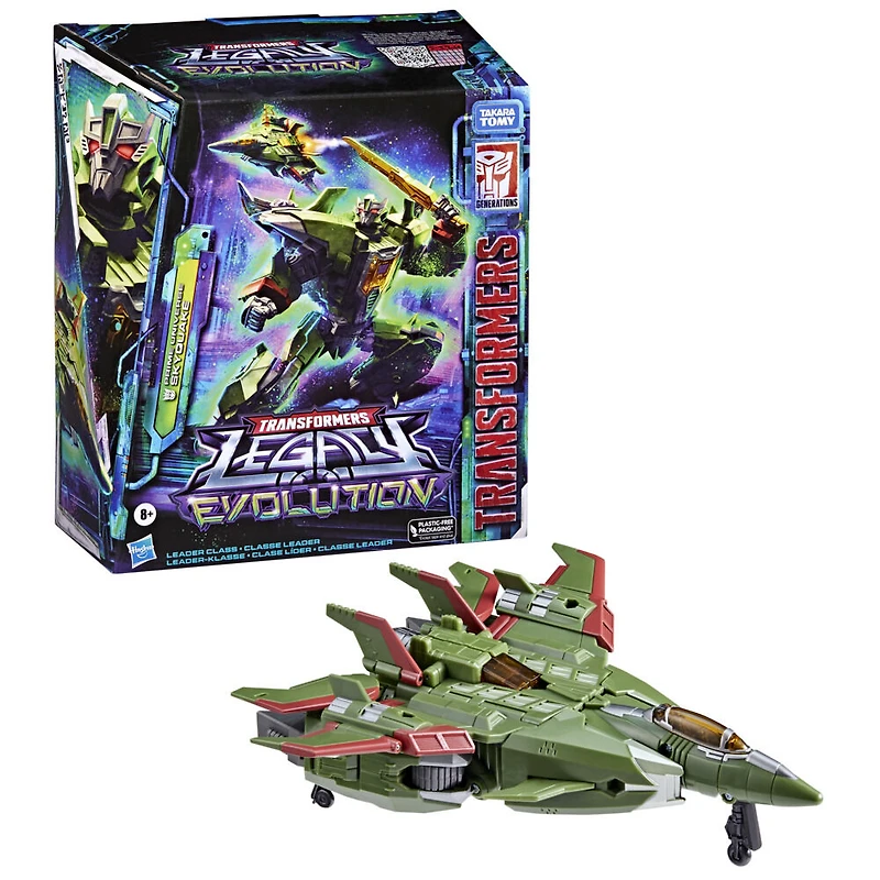 Transformers Generations Legacy Evolution, figurine Prime Universe Skyquake classe Leader de 17,5 cm