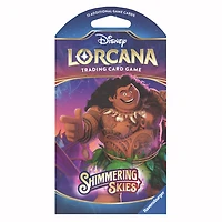 Disney Lorcana Trading Card Game Shimmering Skies Sleeved Booster Single Pack Trading Cards - English Edition