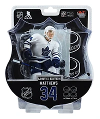 Auston Matthews Maple Leafs Toronto Figurine 6' LNH - Édition limitée 4 buts