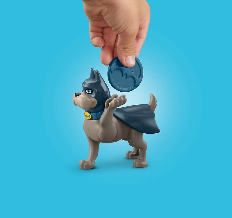 Fisher-Price DC League of Super-Pets Disk Launch Ace Figure Set 