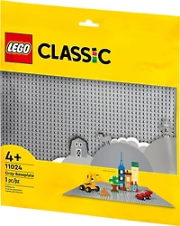 LEGO Classic Gray Baseplate 11024 Building Kit for Kids (1 Piece)