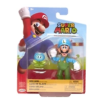 Super Mario 4 "Figures Wave 20 - Ice Luigi avec Fleur de glace