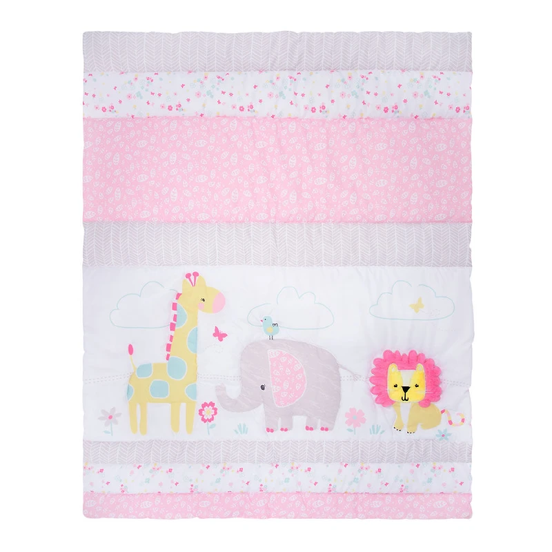 Sammy&Lou Jungle Girl 4 Pc Crib Bedding