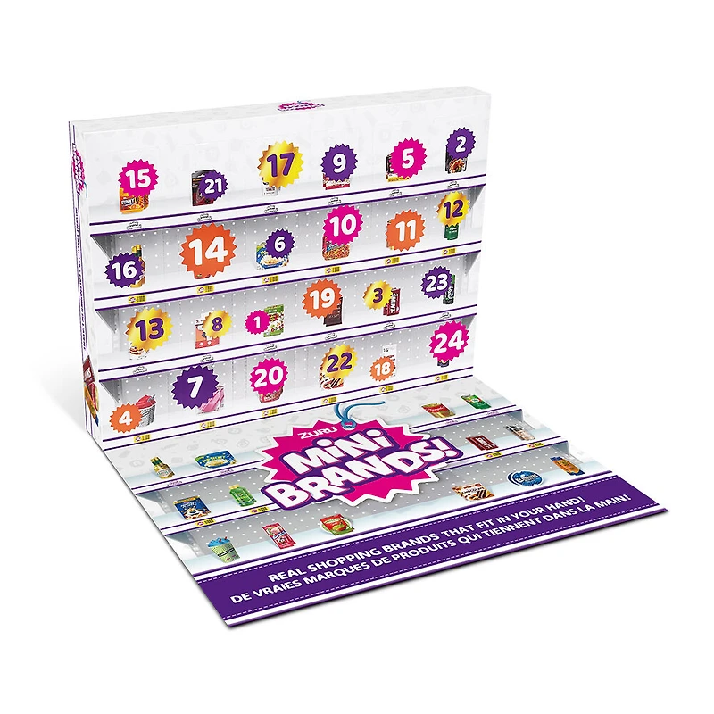 Calendrier de l'Avent de Mini Brands en édition limitée, avec 4 Minis exclusifs par ZURU