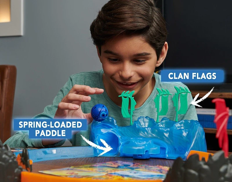 Bakugan Training Set avec Octogan, thème clan aquatique, figurine articulée personnalisable, cartes à échanger et coffret