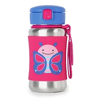 Skip Hop - Zoo Stainless Steel Bottle- Butterfly