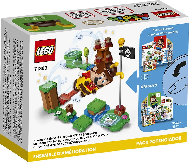 LEGO Super Mario Ensemble d'amélioration Mario abeille 71393 (13 pièces)