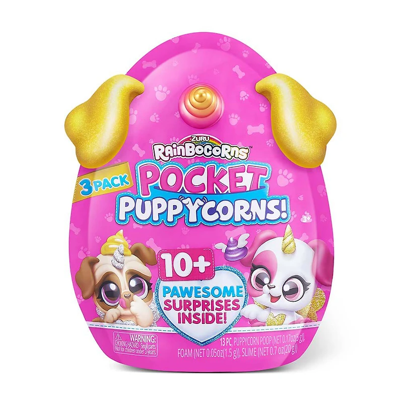 Ensemble de Rainbocorn Puppycorn de poche par ZURU
