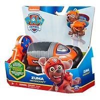 PAW Patrol, Zuma Hovercraft, Véhicule avec figurine articulée à collectionner, jouets respectueux de la planète