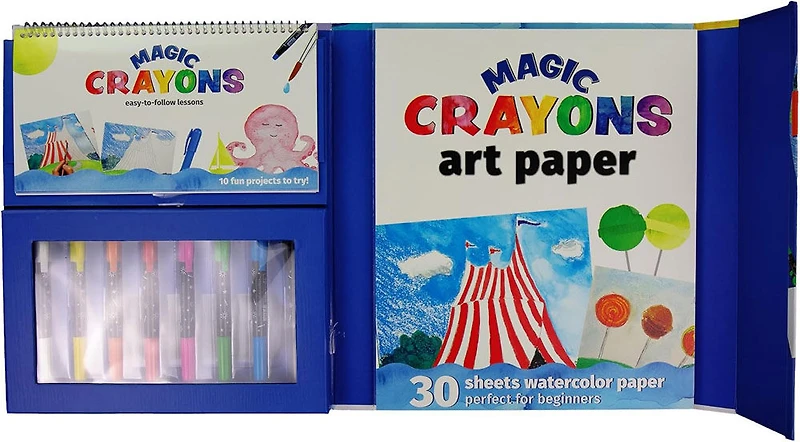 Petit Picasso Magic Crayons Kit - English Edition