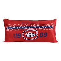 Oreiller de corps LNH Montreal Canadiens (18 "x36")