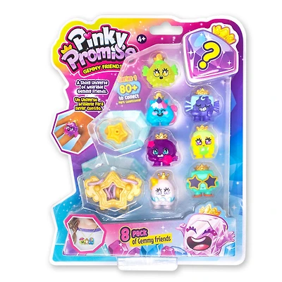 Pinky Promise Gemmy Friends 8 Pack
