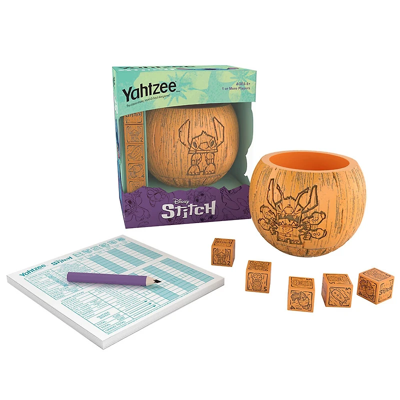 USAopoly YAHTZEE Disney Stitch - Édition anglaise