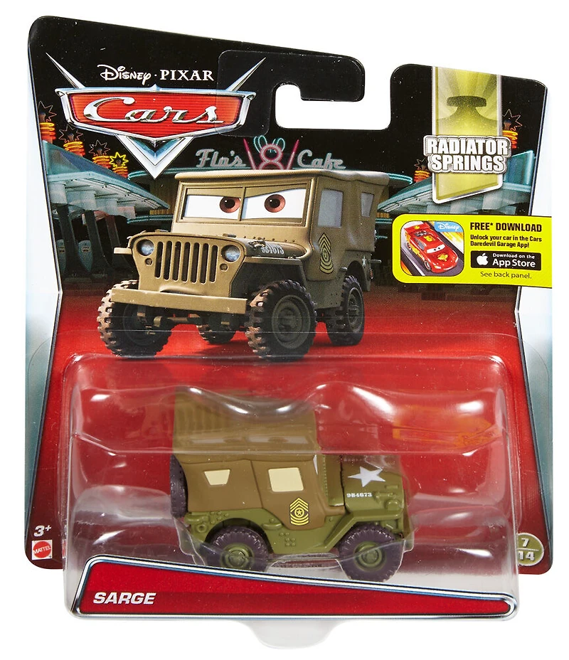 Disney/Pixar Cars Sarge Diecast Vehicle - English Edition