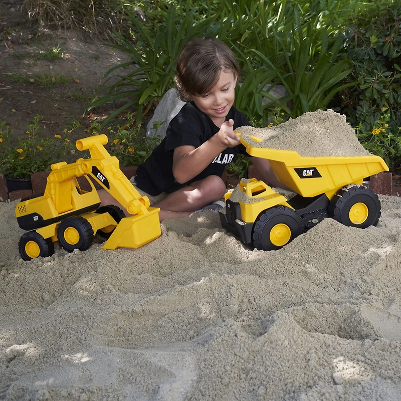 Cat Tough Rigs 2 Pack Dump Truck & Excavator