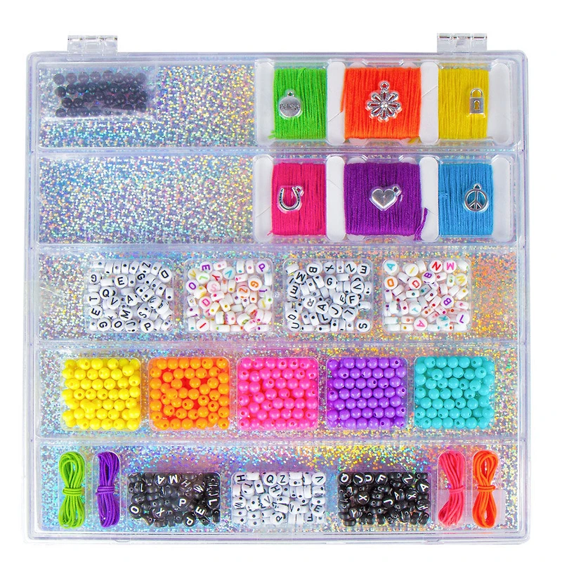 800+ Neon Bright Bead Kit