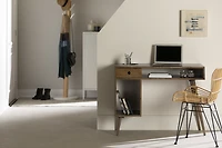 Kodali Computer Desk Natural Walnut