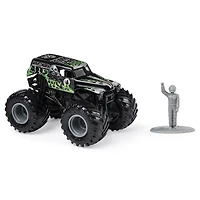 Monster Jam, Official Grave Digger Monster Truck, Die-Cast Vehicle, Over Cast Series, 1:64 Scale