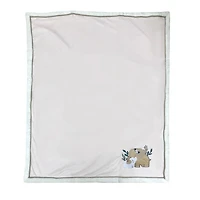 Koala Baby - Pink Elephant Mama & Baby 2 Layer Blanket