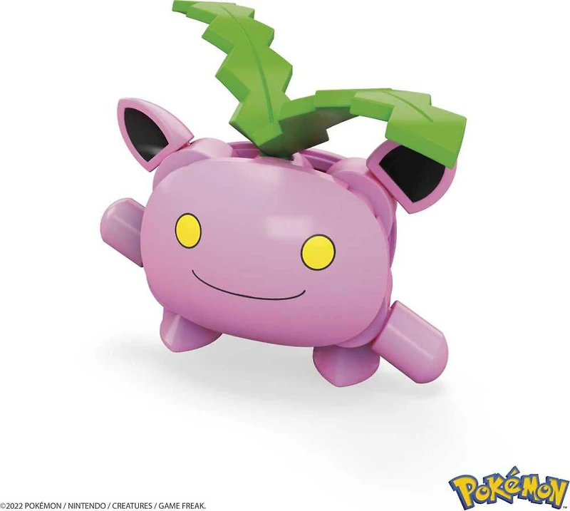 MEGA Pokemon Hoppip building set with 21 pieces and Poke Ball