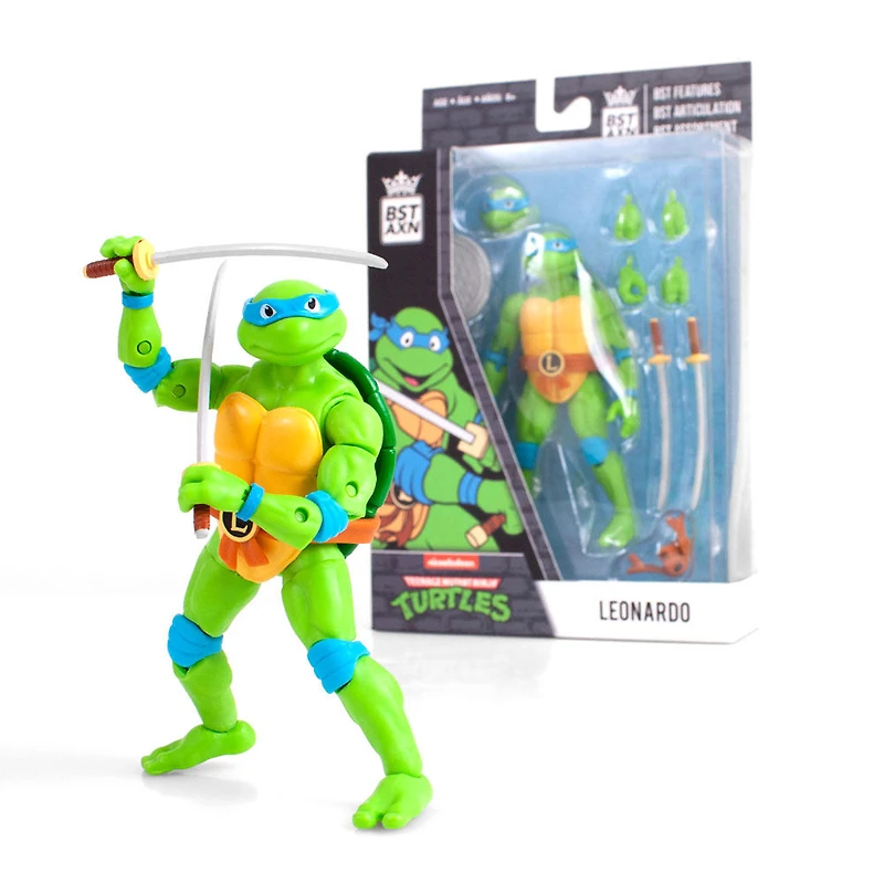 Leonardo (Teenage Mutant Ninja Turtles) BST AXN 5" Action Figure - English Edition