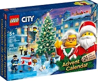 Le calendrier de l'Avent LEGO City 2023 Ensemble de jeu de construction (258 pièces)