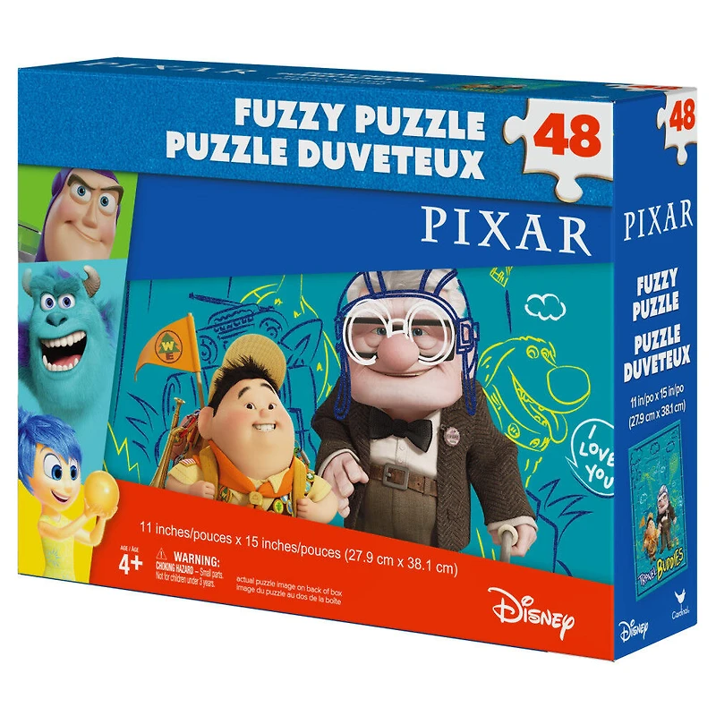 Pixar, Puzzle Travel Buddies en feutrine de 100 pièces
