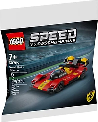 LEGO Speed Champions Ferrari 499P Hypercar Building Toy - Mini Scale Model for Play and Display - 30709