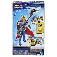 Marvel Studios' Thor: Love and Thunder Stormbreaker Strike Thor Toy, 12-Inch-Scale Electronic Action Figure - French Edition