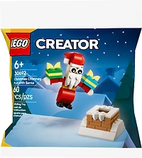 LEGO Creator Christmas Chimney Fun with Santa - Festive Holiday Stocking Stuffer for Kids, Ages 6