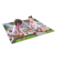 Tapis De Jeu De Grande Taille Imaginmat Maison De Rêve Barbie De Mattel